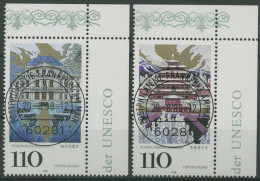 Bund 1998 UNESCO Würzburger Residenz, Tempel 2007/08 Ecke 2 TOP-Stempel (E2927) - Used Stamps