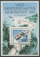 Bund 1991 Bobsport WM Altenberg Block 23 ESST Berlin Gestempelt (C98667) - Autres & Non Classés
