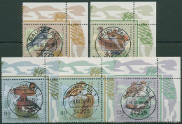 Bund 1998 Tiere Vögel Bedrohte Vogelarten 2015/19 Ecke 2 TOP-Stempel (E2949) - Used Stamps