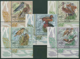 Bund 1998 Tiere Vögel Bedrohte Vogelarten 2015/19 Ecke 3 TOP-ESST Berlin (E2952) - Used Stamps