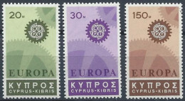 Chipre  284/286 ** MNH. 1967 - Nuevos