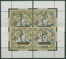 Bund 1998 Tag Der Briefmarke Postjacht 2022 Alle 4 Ecken TOP-ESST Berlin (E2963) - Used Stamps