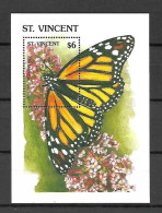 St Vincent - 1989 - Insects: Butterflies - Yv Bf 61G - Papillons