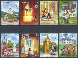 St Vincent - 1989 - Disney: World Stamp EXPO - Yv 1147/54 - Disney