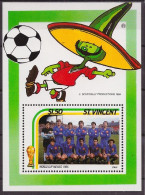 St Vincent - 1986 - Soccer: Mexico 86, Spain - Yv Bf 29 - 1986 – Mexico