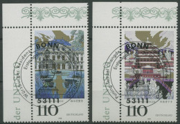 Bund 1998 UNESCO Würzburg Residenz, Tempel 2007/08 Ecke 1 TOP-ESST Bonn (E2924) - Used Stamps