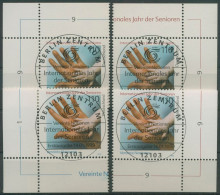 Bund 1999 Jahr Der Senioren 2027 Alle 4 Ecken Mit TOP-ESST Berlin (E2985) - Used Stamps
