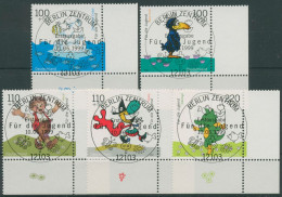 Bund 1999 Jugend: Trickfilmfiguren 2055/59 Ecke 4 TOP-ESST Berlin (E3051) - Used Stamps