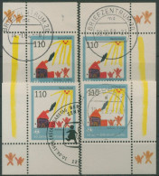 Bund 1999 SOS Kinderdörfer Kinderzeichnung 2062 Alle 4 Ecken Gestempelt (E3057) - Used Stamps