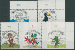Bund 1999 Jugend: Trickfilmfiguren 2055/59 Ecke 2 TOP-ESST Berlin (E3046) - Used Stamps