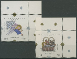 Bund 1999 Weihnachten Zeichnungen 2084/85 Ecke 2 Postfrisch (E3105) - Unused Stamps