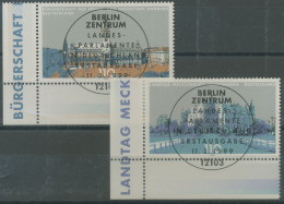 Bund 1999 Landesparlamente 2036/37 Ecke 3 Mit TOP-ESST Berlin (E3018) - Used Stamps