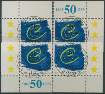 Bund 1999 Europarat 2049 Alle 4 Ecken Mit TOP-ESST Berlin (E3040) - Used Stamps