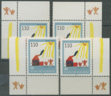 Bund 1999 SOS Kinderdörfer Kinderzeichnung 2062 Alle 4 Ecken Postfrisch (E3056) - Unused Stamps