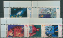 Bund 1999 Kosmos Sternenhimmel 2077/81 Ecke 1 Mit TOP-Stempel (E3088) - Gebruikt