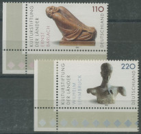 Bund 1999 Kulturstiftung Kunstwerke Skulpturen 2063/64 Ecke 3 Postfrisch (E3061) - Unused Stamps