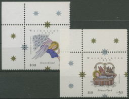 Bund 1999 Weihnachten Zeichnungen 2084/85 Ecke 1 Postfrisch (E3104) - Unused Stamps