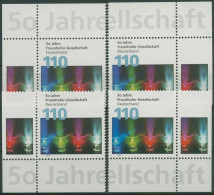 Bund 1999 Forschung Fraunhofer-Gesellschaft 2038 Alle 4 Ecken Postfrisch (E3021) - Neufs