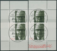 Bund 1999 Bundespräsident G. Heinemann 2067 Alle 4 Ecken TOP-ESST Berlin (E3074) - Used Stamps