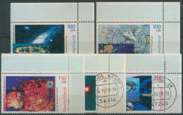 Bund 1999 Kosmos Sternenhimmel 2077/81 Ecke 2 Mit TOP-Stempel (E3091) - Used Stamps