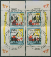 Bund 1999 SOS Kinderdörfer Zeichnung 2062 Alle 4 Ecken TOP-ESST Berlin (E3057) - Used Stamps