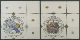 Bund 1999 Weihnachten Zeichnungen 2084/85 Ecke 2 Mit TOP-Stempel (E3111) - Used Stamps