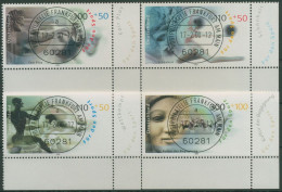 Bund 2000 Sporthilfe Sport Und Frieden 2094/97 Ecke 4 Mit TOP-Stempel (E3154) - Oblitérés