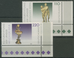 Bund 2000 Kulturstiftung Kunstwerke Skulpturen 2107/08 Ecke 4 Postfrisch (E3179) - Unused Stamps