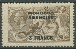 Britische Post In Marokko 1924 König Georg V. 210 Postfrisch, Kleine Fehler - Uffici In Marocco / Tangeri (…-1958)