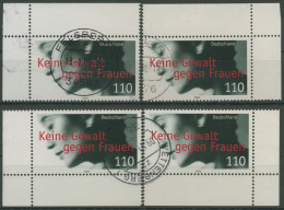 Bund 2000 Keine Gewalt Gegen Frauen 2093 Alle 4 Ecken Gestempelt (E3139) - Used Stamps