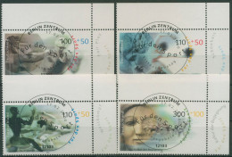 Bund 2000 Sporthilfe Sport Und Frieden 2094/97 Ecke 2 Mit TOP-ESST Berlin(E3149) - Used Stamps