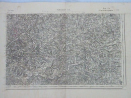 Lot De 9 Cartes De France ETAT MAJOR Au 1/80 000 (style Type 1889) - Topographische Kaarten