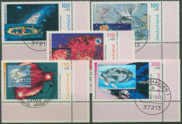 Bund 1999 Kosmos Sternenhimmel 2077/81 Ecke 4 Mit TOP-Stempel (E3095) - Used Stamps