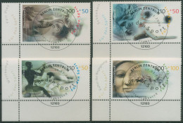 Bund 2000 Sporthilfe Sport Und Frieden 2094/97 Ecke 3 Mit TOP-ESST Berlin(E3152) - Used Stamps