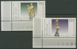 Bund 2000 Kulturstiftung Kunstwerke Skulpturen 2107/08 Ecke 3 Postfrisch (E3178) - Unused Stamps