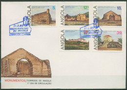 Angola 1985 Baudenkmäler Festung Kathedrale 714/18 FDC (X60981) - Angola