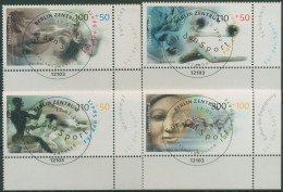 Bund 2000 Sporthilfe Sport Und Frieden 2094/97 Ecke 4 Mit TOP-ESST Berlin(E3155) - Used Stamps