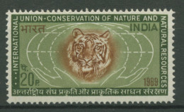 Indien 1969 Internationale Naturschutzunion Tiger 489 Postfrisch - Unused Stamps