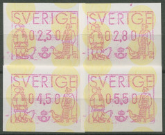 Schweden ATM 1991 Paar In Landestracht Satz ATM 1 S 2 Postfrisch - Timbres De Distributeurs [ATM]