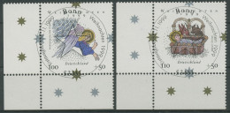 Bund 1999 Weihnachten Zeichnungen 2084/85 Ecke 3 Mit TOP-ESST Bonn (E3114) - Used Stamps