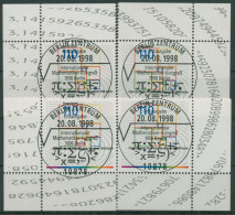Bund 1998 Mathematikerkongress Berlin 2005 Alle 4 Ecken TOP-ESST Berlin (E2915) - Used Stamps