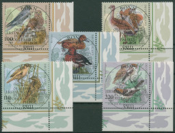 Bund 1998 Tiere Vögel Bedrohte Vogelarten 2015/19 Ecke 4 TOP-ESST Bonn (E2954) - Used Stamps