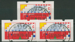 Niederlande ATM 1989 Graphik, Verdsandstellensatz ATM 1 VS 1 Gestempelt - Used Stamps