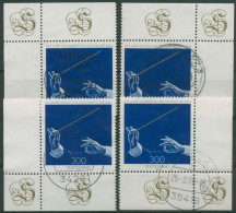 Bund 1998 Sächsische Staatskapelle 2025 Alle 4 Ecken Gestempelt (E2978) - Used Stamps