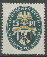 Deutsches Reich 1925 Deutsche Nothilfe: Landeswappen Preußen 375 Postfrisch - Ungebraucht