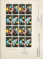 DDR 1978 Zirkus 2364/67 Großbogen (Originalbogen) Ersttagsbrief Mit FN 1 FDC - Autres & Non Classés