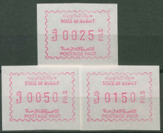 Kuwait Automatenmarken 1984 Freimarke Satz 25/50/150 ATM 1 S Postfrisch - Kuwait