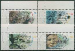 Bund 2000 Sporthilfe Sport Und Frieden 2094/97 Ecke 1 Mit TOP-Stempel (E3145) - Used Stamps