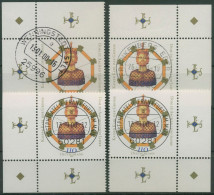 Bund 2000 Aachener Dom Karl Der Große 2088 Alle 4 Ecken Gestempelt (E3125) - Used Stamps