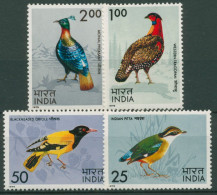 Indien 1975 Tiere Vögel Pirol Fasan 625/28 Postfrisch - Ungebraucht
